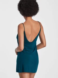 Leggings Shop -Leggings Shop Aubade Lazy Days Kurzes Lounge Kleid tuerkis RL40 IMGR 1