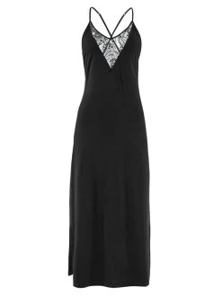 Aubade Lazy Days Langes Lounge-Kleid -Leggings Shop Aubade Lazy Days Langes Lounge Kleid schwarz RL45 NOIR 3