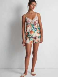 Aubade Sweet Folk Kurz-Pyjama -Leggings Shop Aubade Sweet Folk Kurz Pyjama beige RP6138 SET EDN 2