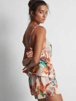 Aubade Sweet Folk Kurz-Pyjama -Leggings Shop Aubade Sweet Folk Kurz Pyjama beige RP6138 SET EDN 3