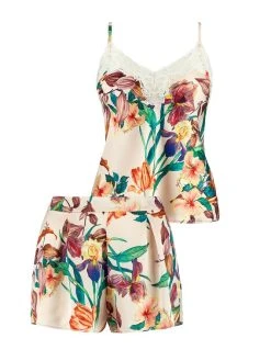 Aubade Sweet Folk Kurz-Pyjama -Leggings Shop Aubade Sweet Folk Kurz Pyjama beige RP6138 SET EDN 5