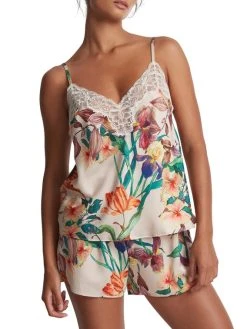 Aubade Sweet Folk Kurz-Pyjama -Leggings Shop Aubade Sweet Folk Kurz Pyjama beige RP6138 SET EDN 6