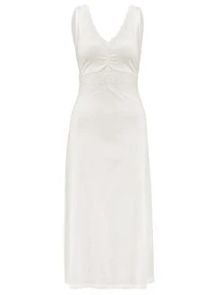 Calida 100% Nature Romance Nachthemd, Länge 120cm -Leggings Shop Calida 100 Nature Romance Nachthemd 120cm weiss 34092 910 8