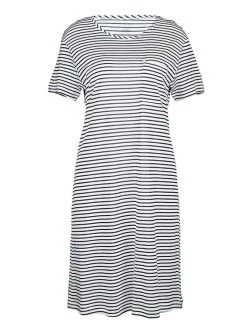 Calida 100% Nature Sleep Kurzarm-Nachthemd, Länge 95cm, Compostable -Leggings Shop Calida 100 Nature Sleep Kurzarm Nachthemd Laenge 95cm blau 32158 339 4