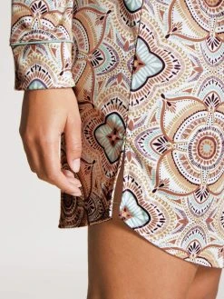 Calida 100% Nature Sleepshirt, Länge 95cm -Leggings Shop Calida 100 Nature Sleepshirt Laenge 95cm rosa 30630 910 1631799546