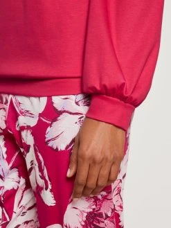 Calida Blooming Nights Bündchen-Pyjama -Leggings Shop Calida Blooming Nights Buendchen Pyjama rot 43352 176 3