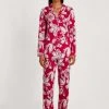 Calida Blooming Nights Pyjama, Durchgeknöpft