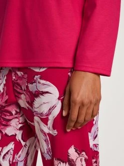Calida Blooming Nights Pyjama, Lang -Leggings Shop Calida Blooming Nights Pyjama lang rot 43152 176 4