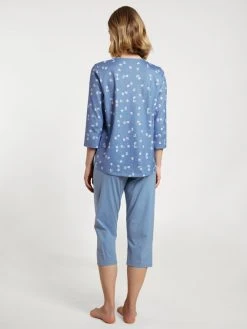 Calida Special 3/4-Pyjama -Leggings Shop Calida Cotton Special 3 4 Pyjama blau 40641 404 1