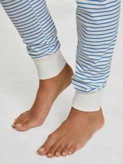 Calida Daylight Dreams Bündchen-Pyjama -Leggings Shop Calida Daylight Dreams Buendchen Pyjama blau 42454 474 4