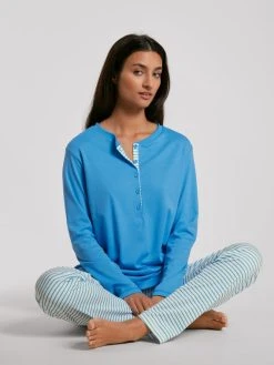 Calida Daylight Dreams Pyjama, Lang 13 Calida Daylight Dreams Pyjama, Lang -Leggings Shop Calida Daylight Dreams Pyjama lang blau 42354 474 5