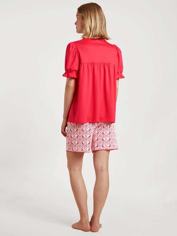 Calida Easter Nights Kurz-Pyjama 2 Calida Easter Nights Kurz-Pyjama – Bild 2