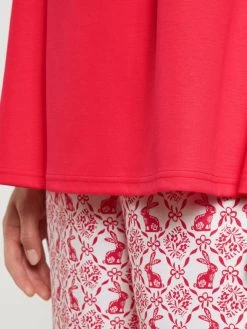 Calida Easter Nights Kurz-Pyjama 10 Calida Easter Nights Kurz-Pyjama -Leggings Shop Calida Easter Nights Kurz Pyjama rot 42652 136 3