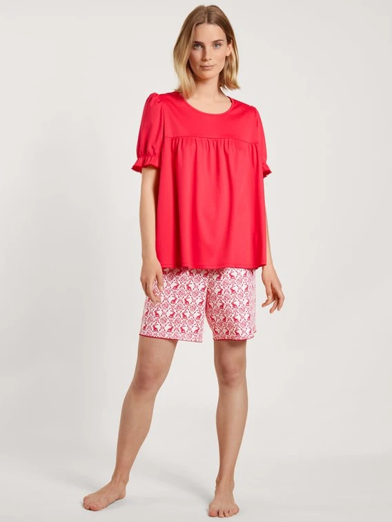 Calida Easter Nights Kurz-Pyjama 1 Calida Easter Nights Kurz-Pyjama