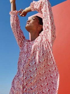 Calida Easter Nights Pyjama, Durchgeknöpft 11 Calida Easter Nights Pyjama, Durchgeknöpft -Leggings Shop Calida Easter Nights Pyjama lang rot 42552 136 3