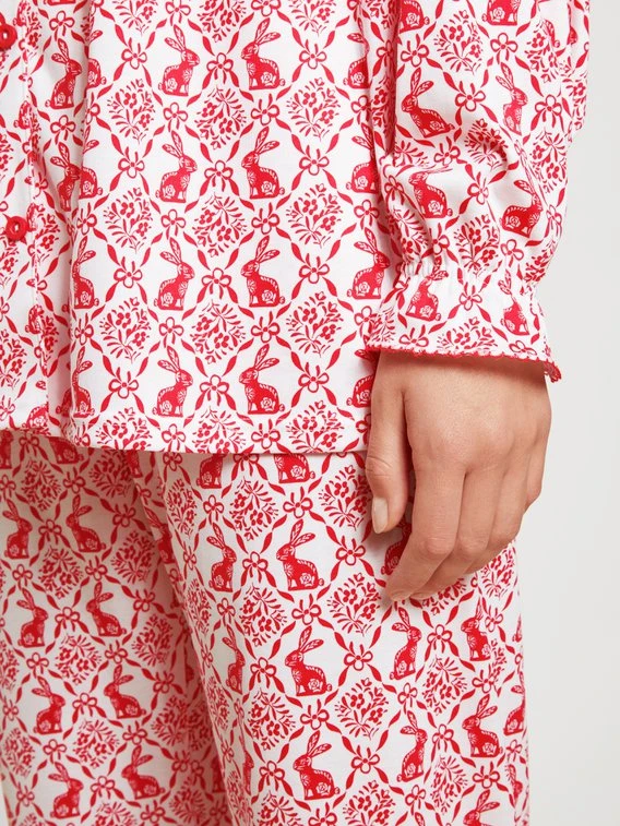 Calida Easter Nights Pyjama, Durchgeknöpft 6 Calida Easter Nights Pyjama, Durchgeknöpft – Bild 6