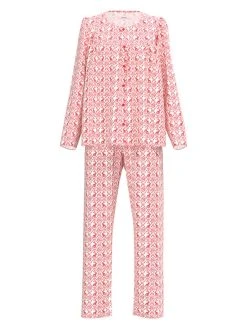 Calida Easter Nights Pyjama, Durchgeknöpft 15 Calida Easter Nights Pyjama, Durchgeknöpft -Leggings Shop Calida Easter Nights Pyjama lang rot 42552 136 7