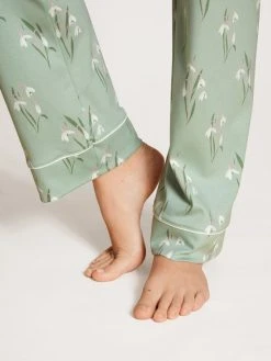 Calida Endless Dreams Pyjama, Lang -Leggings Shop Calida Endless Dreams Pyjama durchgeknoepft tuerkis 42551 621 5