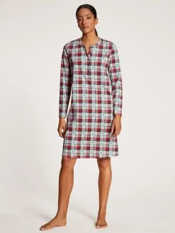 Calida Family & Friends Langarm-Nachthemd, Länge 100cm