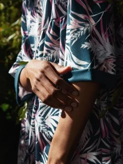 Calida Favourites Paradise Loungedress, Länge 90cm -Leggings Shop Calida Favourites Paradise Loungedress Laenge 90cm tuerkis 30397 497 2