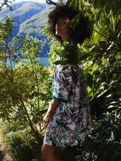 Calida Favourites Paradise Loungedress, Länge 90cm -Leggings Shop Calida Favourites Paradise Loungedress Laenge 90cm tuerkis 30397 497 6