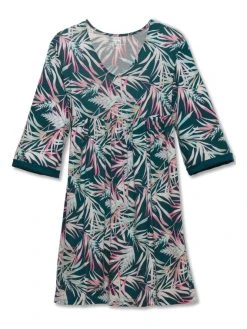 Calida Favourites Paradise Loungedress, Länge 90cm -Leggings Shop Calida Favourites Paradise Loungedress Laenge 90cm tuerkis 30397 497 7