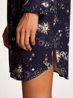 Calida Favourites Universe Loungedress, Länge: 95cm -Leggings Shop Calida Favourites Universe Loungedress blau 35093 339 2