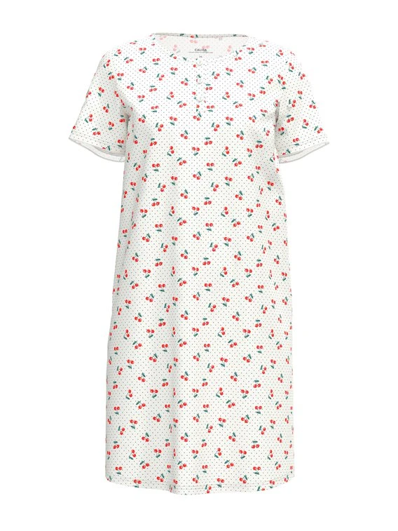 Calida Fruity Dreams Kurzarm-Nachthemd, Länge 95cm 6 Calida Fruity Dreams Kurzarm-Nachthemd, Länge 95cm – Bild 6