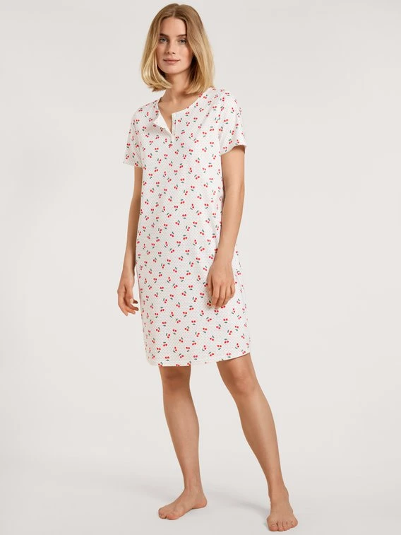 Calida Fruity Dreams Kurzarm-Nachthemd, Länge 95cm 1 Calida Fruity Dreams Kurzarm-Nachthemd, Länge 95cm