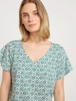 Calida Garden Nights 7/8-Pyjama -Leggings Shop Calida Garden Nights 7 8 Pyjama gruen 42452 678 2