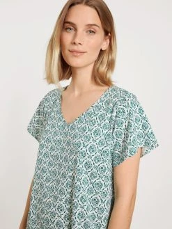 Calida Garden Nights Kurz-Pyjama -Leggings Shop Calida Garden Nights Kurz Pyjama gruen 42352 678 3