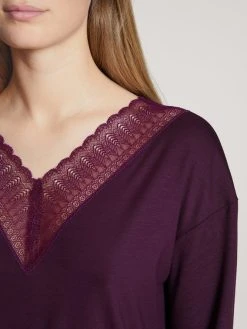 Calida Lace Dreams Pyjama Lang -Leggings Shop Calida Lace Dreams Pyjama lang violett 45622 218 1622639951