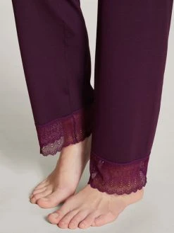 Calida Lace Dreams Pyjama Lang -Leggings Shop Calida Lace Dreams Pyjama lang violett 45622 218 1622640098