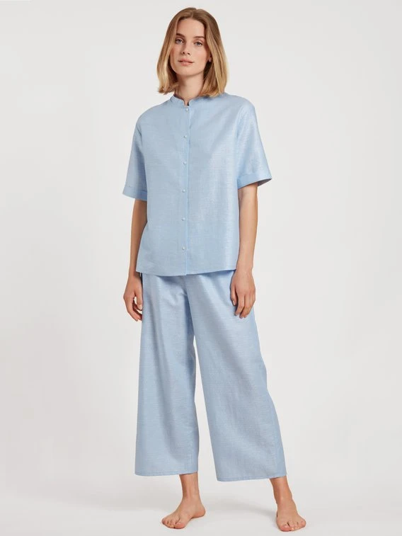 Calida Linen Nights 7/8-Pyjama 1 Calida Linen Nights 7/8-Pyjama
