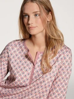 Calida Lovely Nights Nightdress, Länge 100cm -Leggings Shop Calida Lovely Nights Nightshirt Laenge 100cm rosa 37156 251 1