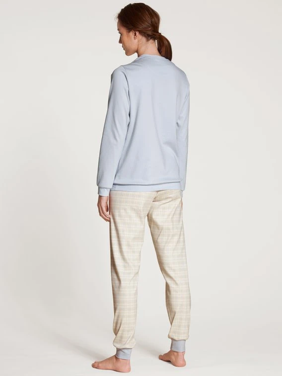Calida Midnight Checks Bündchen-Pyjama 2 Calida Midnight Checks Bündchen-Pyjama – Bild 2