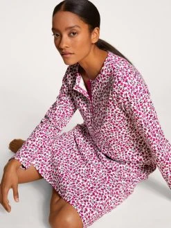 Calida Midnight Dreams Langarm-Nachthemd, Länge 110cm -Leggings Shop Calida Midnight Dreams Nightshirt violett 33157 256 3