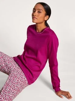 Calida Midnight Dreams Bündchen-Pyjama -Leggings Shop Calida Midnight Dreams Pyjama Buendchen violett 43357 256 5