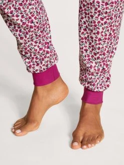 Calida Midnight Dreams Bündchen-Pyjama -Leggings Shop Calida Midnight Dreams Pyjama Buendchen violett 43457 256 4