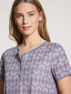 Calida Midsummer Dreams Sleepshirt, Länge 95cm -Leggings Shop Calida Midsummer Dreams Sleepshirt Laenge 95cm blau 30339 354 1622640064