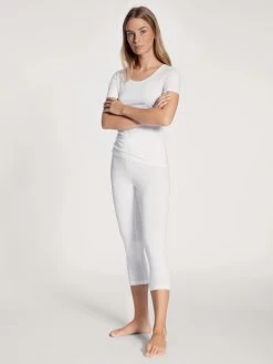 Calida Natural Comfort 3/4-Leggings -Leggings Shop Calida Natural Comfort Leggings 3 4 weiss 27038 001 2