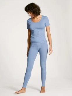 Calida Natural Comfort Leggings -Leggings Shop Calida Natural Comfort Leggings blau 27175 382 2