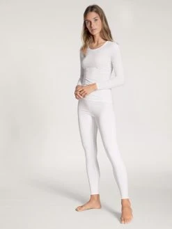 Calida Natural Comfort Leggings -Leggings Shop Calida Natural Comfort Leggings weiss 27175 001 3