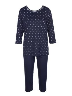 Calida Night Lovers 3/4-Pyjama -Leggings Shop Calida Night Lovers 3 4 Pyjama blau 43529 339 4
