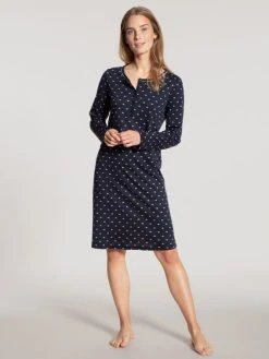 Calida Night Lovers Langarm-Sleepshirt, Länge 100cm