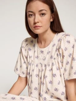 Calida Soft Cotton Kurzarm-Nachthemd, Länge 110cm 10 Calida Soft Cotton Kurzarm-Nachthemd, Länge 110cm -Leggings Shop Calida Soft Cotton Kurzarm Nachthemd Laenge 110cm rosa 34000 242 4