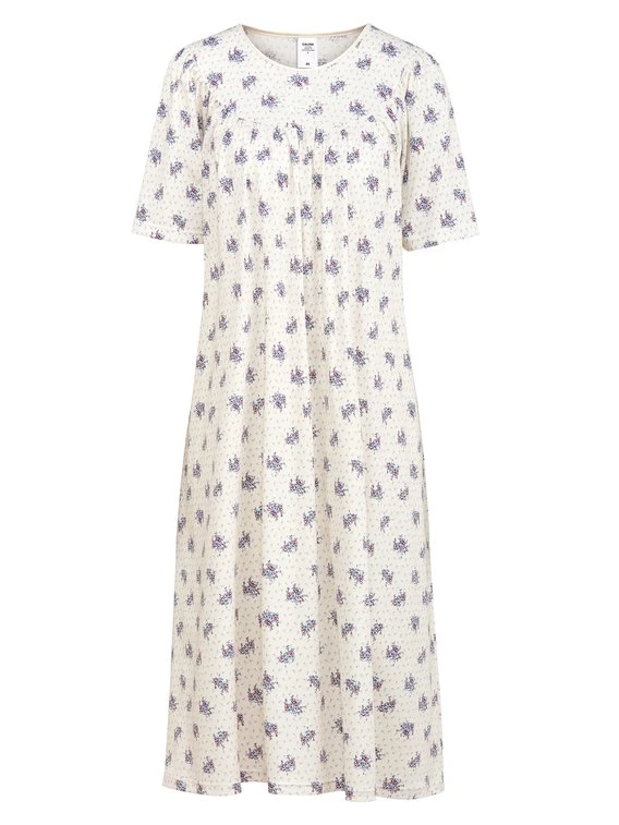 Calida Soft Cotton Kurzarm-Nachthemd, Länge 110cm 6 Calida Soft Cotton Kurzarm-Nachthemd, Länge 110cm – Bild 6