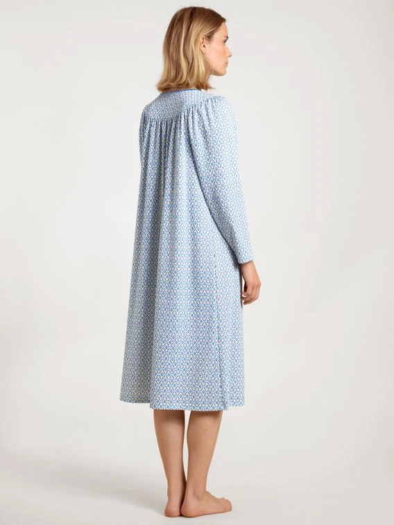 Calida Soft Cotton Langarm-Nachthemd, Länge 110cm 3 Calida Soft Cotton Langarm-Nachthemd, Länge 110cm – Bild 3
