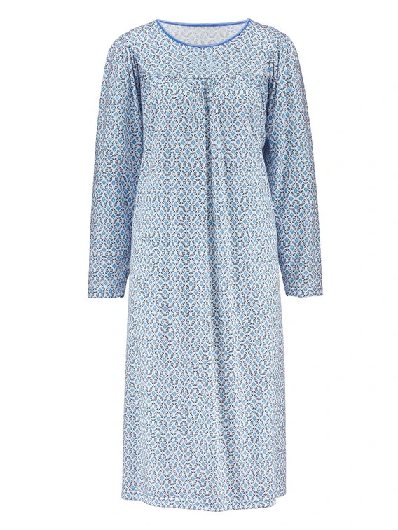 Calida Soft Cotton Langarm-Nachthemd, Länge 110cm 5 Calida Soft Cotton Langarm-Nachthemd, Länge 110cm – Bild 5