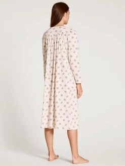 Calida Soft Cotton Langarm-Nachthemd, Länge 110cm -Leggings Shop Calida Soft Cotton Langarm Nachthemd Laenge 110cm rosa 33000 242 1